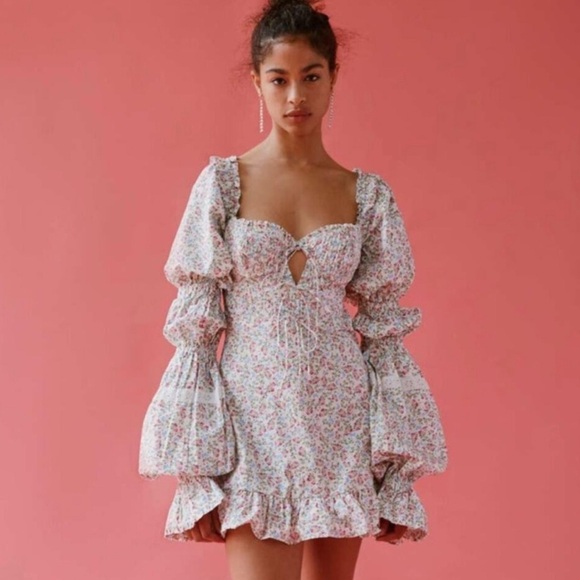 For Love and Lemons Lucca Mini Dress Medium - Picture 5 of 16